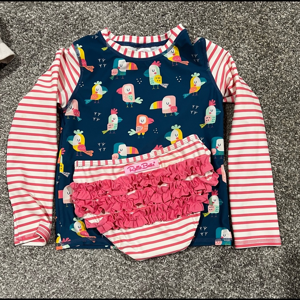 Ruffle Butts size 6 swim suit